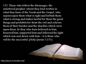 How can we deny that prophet muhammad was mentioned in 