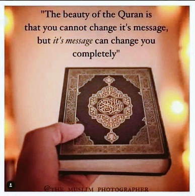 quran muslims mean does essence vain attention bring created message were