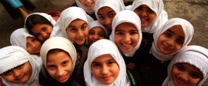 YOUNG STUDENTS AT ISLAMIA PRIMARY SCHOOL IN LONDON, THE FIRST MUSLIM SCHOOL IN THE UK TO BE STATE-FUNDED