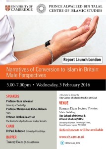 The report will be launched on Wednesday 3 February, 2016, in Cambridge