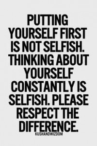 Is It Good to Be Selfish