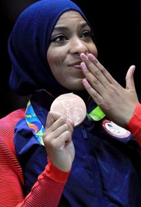 Hijabi Fencer Wins Bronze Medal with Team USA_2