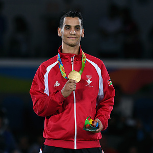 Ahmad Abughaush won gold medal