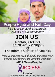 Islamic Center Asks Worshippers to Wear Purple on Friday