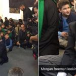 Morgan Freeman Pays Surprise Visit to London Mosque - About Islam