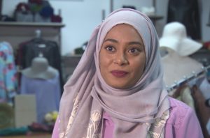 Aziz, owner of Modah, an 'Islamic lifestyle' shop in Mississauga, Ont., says she decided to offer self-defence classes at her store because she felt growing anti-Muslim rhetoric in the U.S. could have consequences here at home. (CBC)