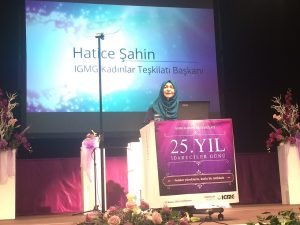 Hatice Sahnin, Current ICMG President Women’s Section