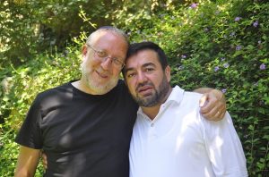 Yossi Klein Halevi, left, and Abdullah Antepli are co-directors of the Muslim Leadership Initiative. (Netanel Tobias/Shalom Hartman Institute)