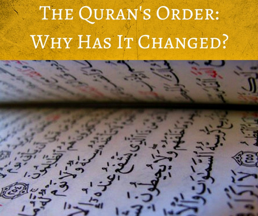 Quran's Order