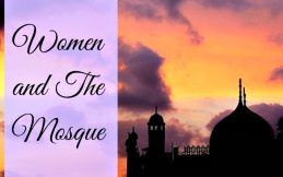 women attend mosque