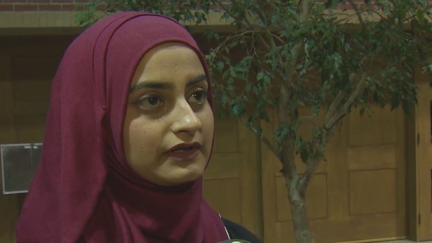  Lawyer Zoya Alam applauded the return to the previous religious accommodation practice, saying it provides a 'safe space' for all students. (Mehdard Nazarahari/CBC) 
