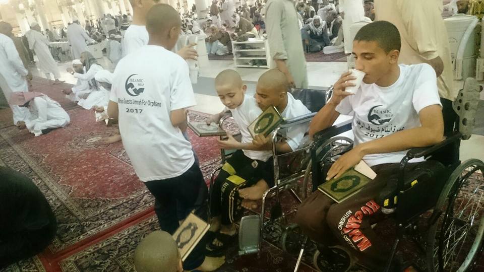 Orphans Find Peace in Prophet’s Mosque__