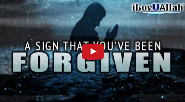 A Sign That You Have Been Forgiven