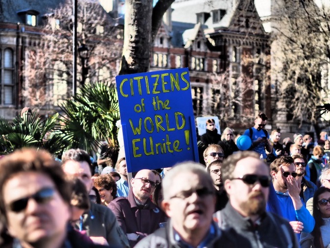 British Muslim Schoolboy Speaks At #UniteForEurope Rally-