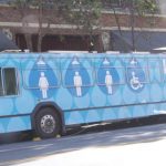 US city buses become showers for the homeless