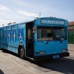 US city buses become showers for the homeless