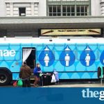 US city buses become showers for the homeless
