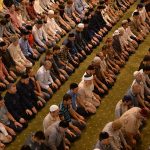 250,000 Muslims flock to Moscow’s cathedral mosque for Eid prayer
