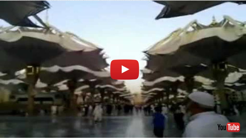 Madinah Giant Umbrellas Coming To Life
