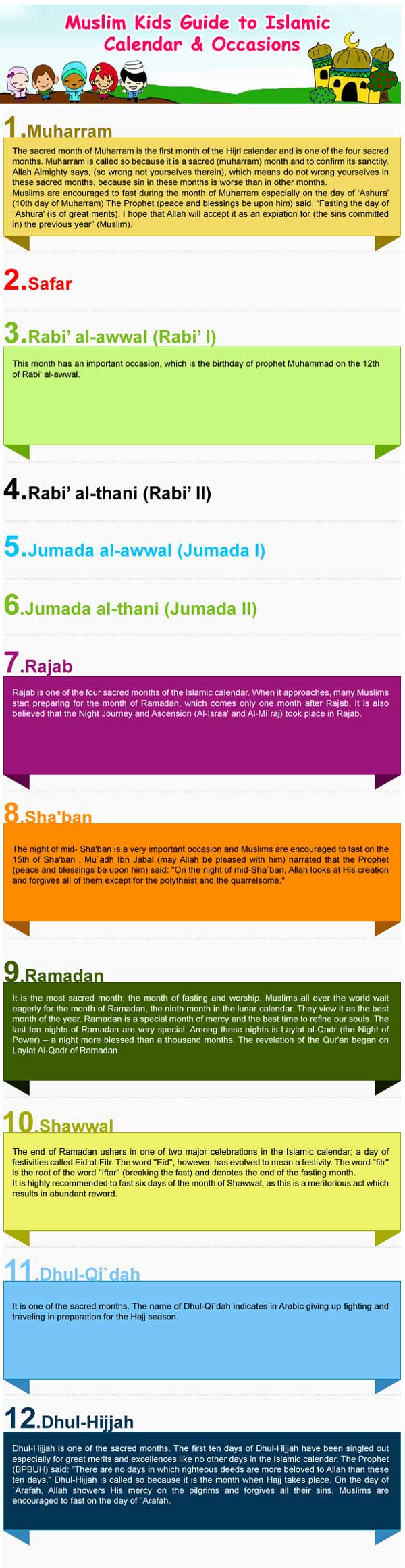 Islamic Calendar & Religious Occasions