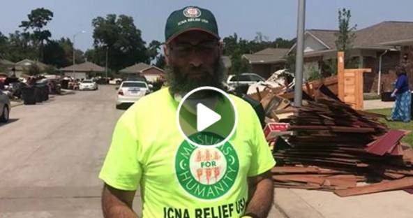 Volunteering in Hurricane Relief, Imam Yaser Birjas Sends a Message from Huston