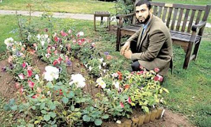 a Muslim burial at Hope Cemetery in Worcester, UK