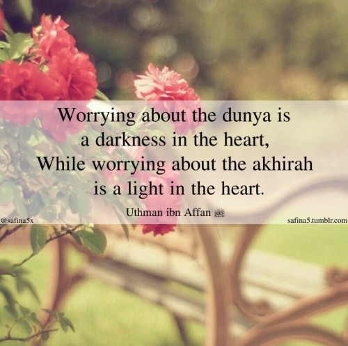 How to Control Our Love for this Dunya? - About Islam
