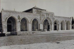 Masjid al-Aqsa was originally built by Umar ibn al-Khattab in 637