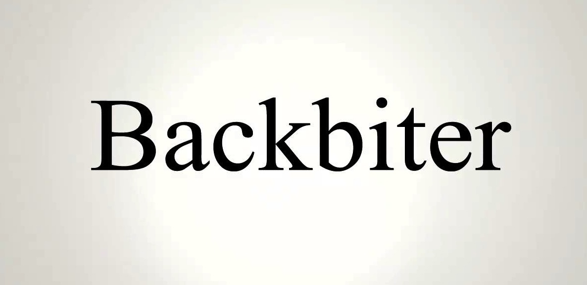 What Does God Say About the Backbiter?