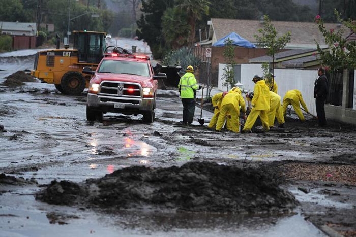 Mudslides Strike Southern California
