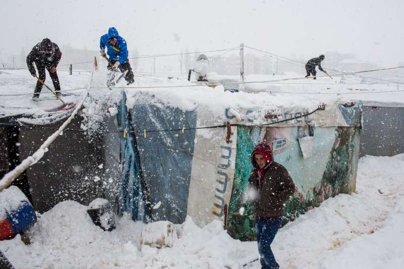 What It's Like to Spend Winter in Makeshift Tents - About Islam