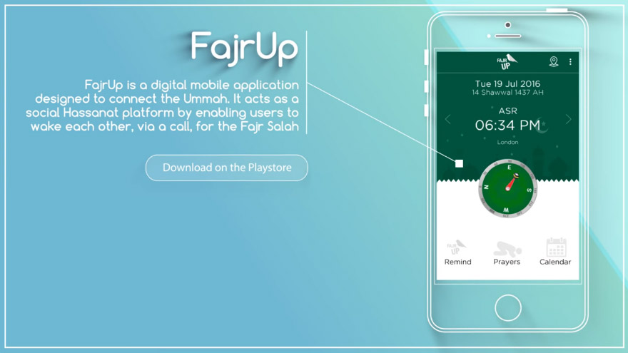 App Wakes You Up for Fajr