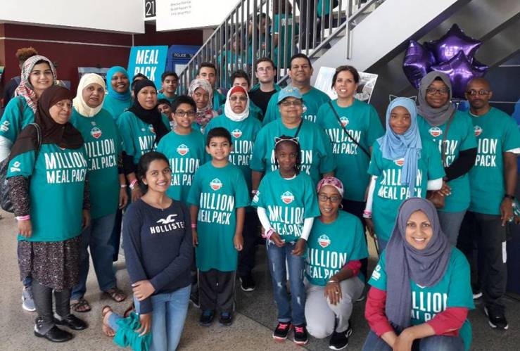 US Muslims Help Pack Million Meals in South Florida