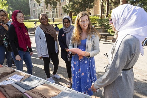 California Students Don Hijab in Solidarity with Muslims - About Islam