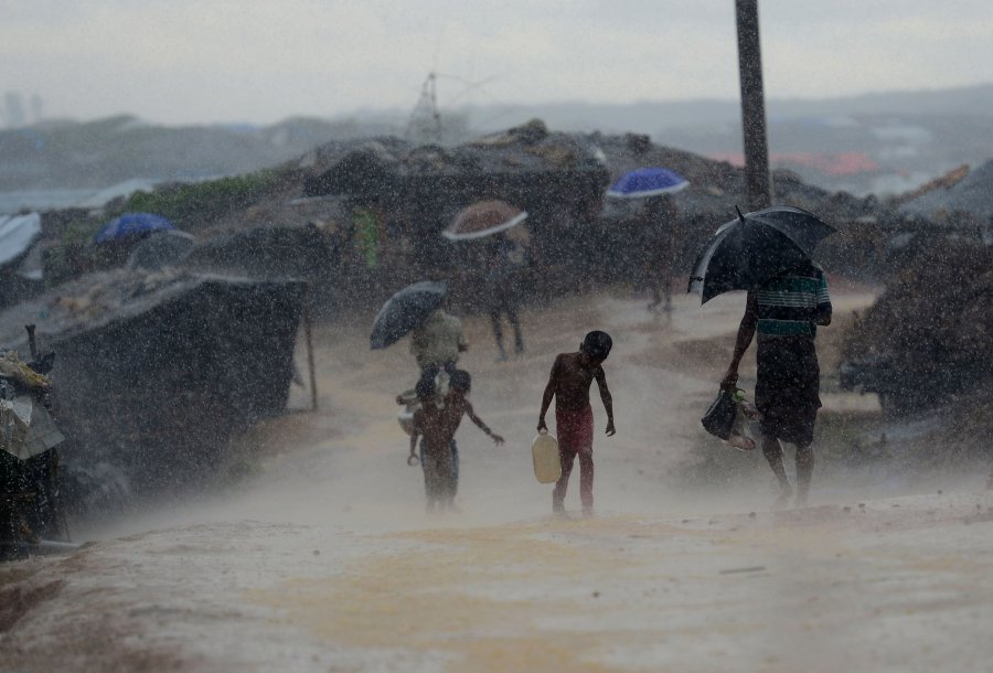 Rohingya Refugee Camps Flooded After Monsoon Rains