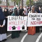 Pro Niqab Protests in Denmark
