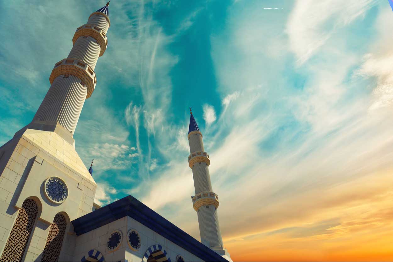 Мечеть в облаках