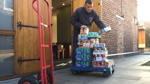 Liverpool Muslim Families Donate to Food Banks for Xmas - About Islam
