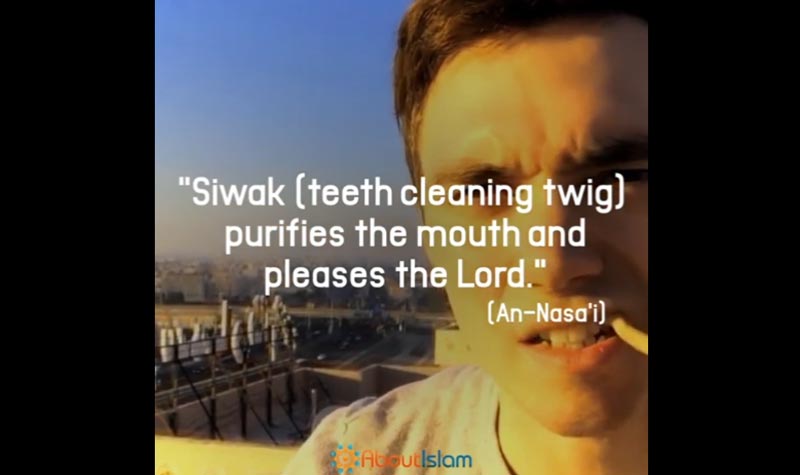 Take A Shower And Brush Your Teeth... Its Sunnah