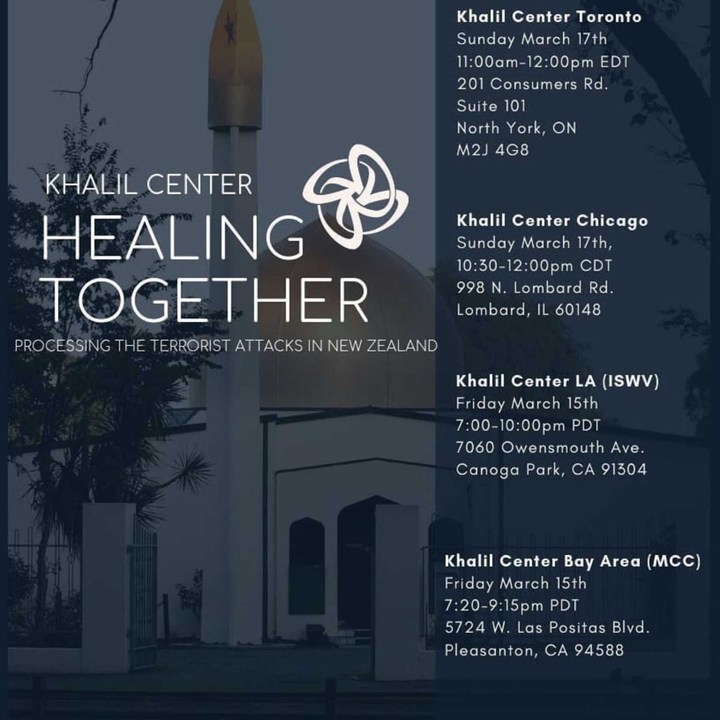 North American Khalil Center Leads Healing Process After New Zealand Attacks - About Islam