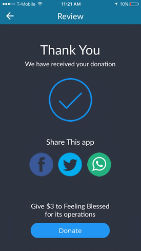 Feeling Blessed - This App Will Track Your Charity Habits - About Islam