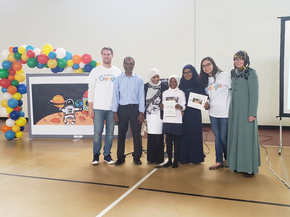 This Young Muslim Named Michigan Winner of Google Doodle Contest - About Islam