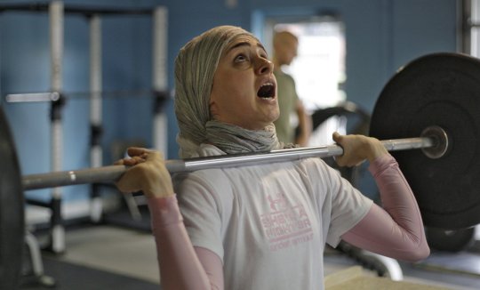 Muslim weightlifter