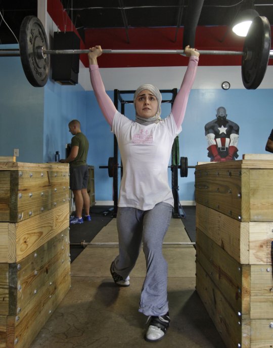 Muslim weightlifter