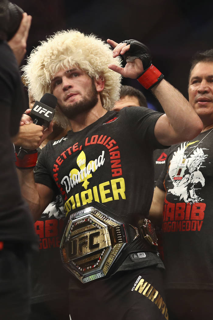 Muslim Eagle Khabib Retains UFC Lightweight Title - About Islam