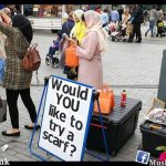 Non-Muslim Women Get Free Hijabs in Birmingham - About Islam