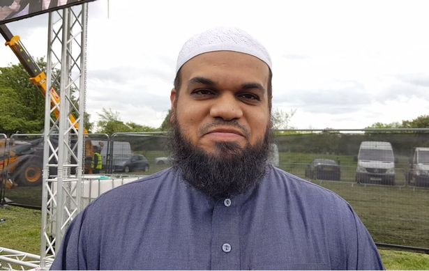 Imam Dr. Ahsan Hanif from Green Lane Mosque after again leading prayers for Eid al-Fitr in Small Heath Park (Image: Graham Young / BirminghamLive)