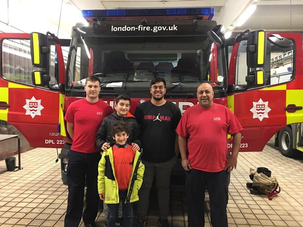 The children even got to explore inside the truck (Image: Ahmed Gokal)