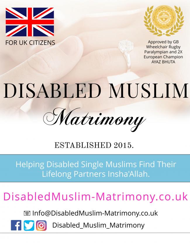 Matrimony for Disabled Muslim Women Planned in Preston - About Islam