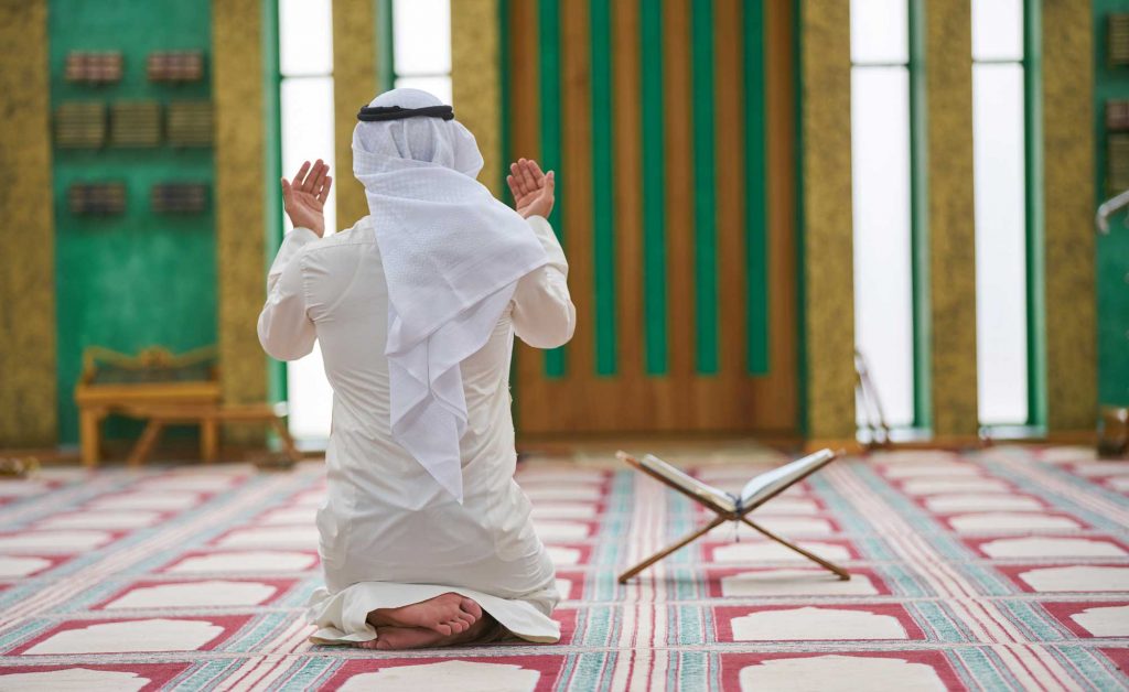 A man making duaa